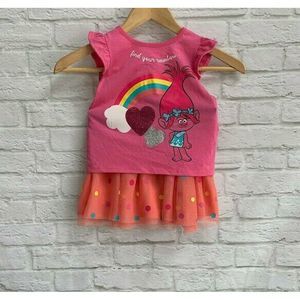 NWOT DreamWorks Trolls Girls Pink Outift 5